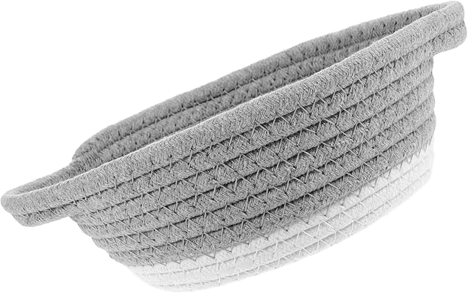 Holibanna Thick Cotton Rope Woven Storage Basket Wall-mounted Decorative Basket Home Accessory Rattan Sundries Holder