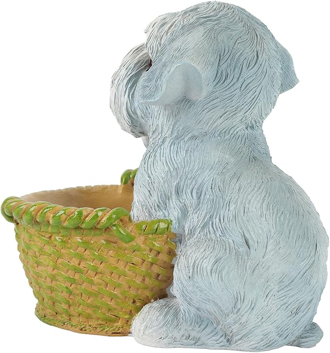Dog Ornament, Key Storage Basket Compact Design Material for Entrance Office Decoration (Type 2)
