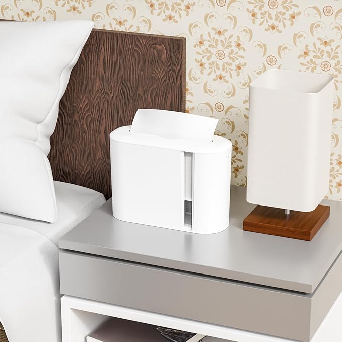 Yieach Touchless Paper Towel Dispenser for Countertop,Home,Bathroom and Kitchen,White Commercial Multifold Paper Towel Dispenser for Z-fold,Folded,Trifold,Napkin,C fold,Tri Fold Hand Towels Holder