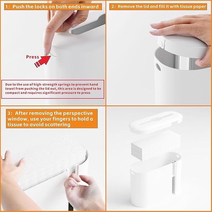 Yieach Touchless Paper Towel Dispenser for Countertop,Home,Bathroom and Kitchen,White Commercial Multifold Paper Towel Dispenser for Z-fold,Folded,Trifold,Napkin,C fold,Tri Fold Hand Towels Holder