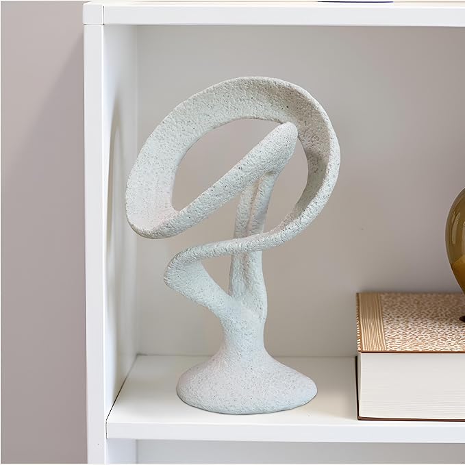 12" Modern Musical Note Decorative Sculpture, Abstract Musical Note Trophy Sculptures,Home Decor,Coffee Table Statues,Shelf Top Decor Aesthetics,Dining Living Room Desk Decor