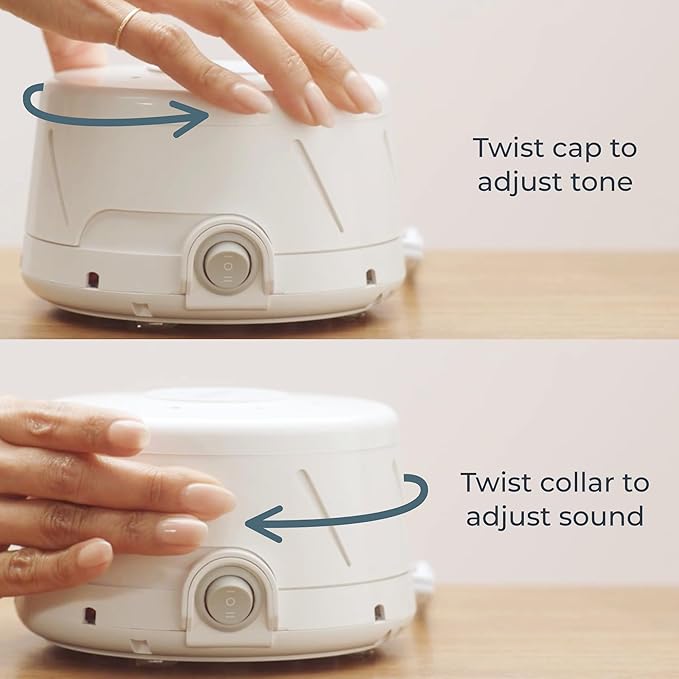 Yogasleep Dohm Classic & Travel Case (2 Piece Set) The Original White Noise Machine with Natural Sound from a Real Fan, Sleep Aid & Noise Cancelling For Adults & Baby, Office Privacy & Meditation