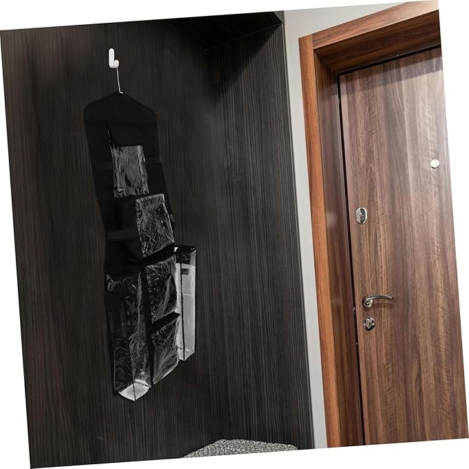 GLEAVI Door Hanging Organizer for Wrapping Paper Storage Bag Pockets for Bedroom Closet Holiday Decor Space-Saving Sundries Holder