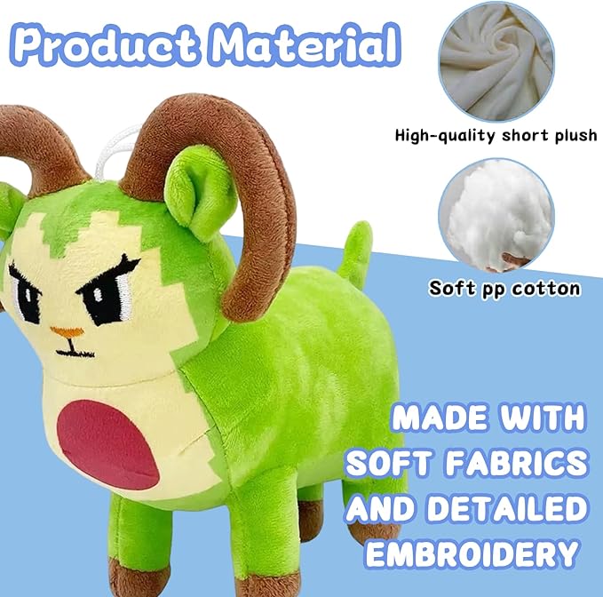 Steal a Brainrot 8.3-Inch Green Ram Decorative Collectible, Stylish Home Accent & Collectible for Relaxation