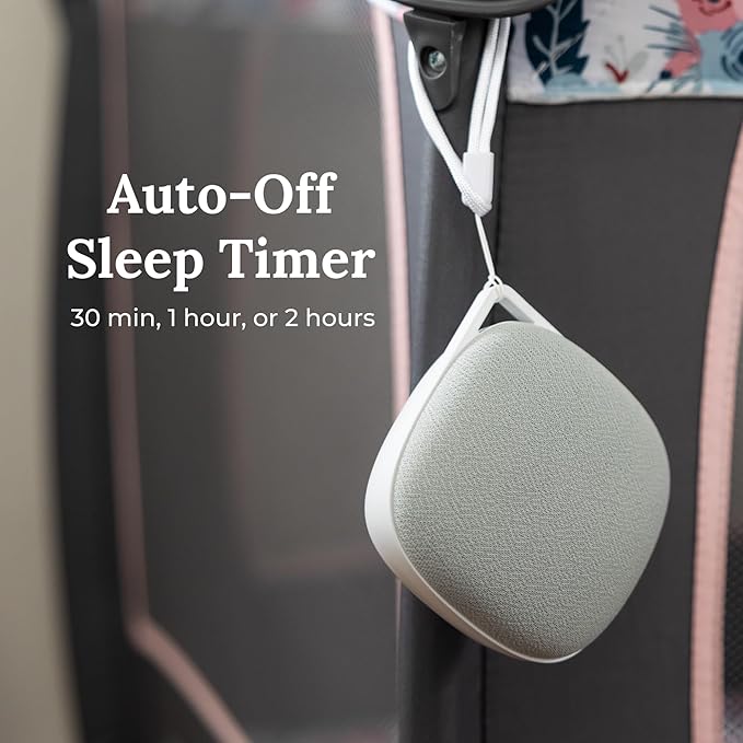 Yogasleep Travelcube Portable White Noise Machine with Timer & 6 Soothing Natural Sounds, Noise Canceling for Office Privacy & Meditation, Sleep Therapy for Adults & Baby, Must Have Registry Gift