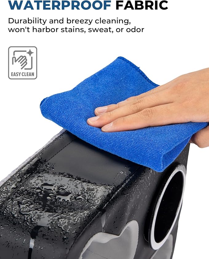 KEMIMOTO Couch Cup Holder Couch Tray Sofa Cup Holder PU Leather Anti-Slip & Spill-Proof Bed Caddy Organizer Sofa Tray for Drinks, Snacks, Remotes, Cell Phones