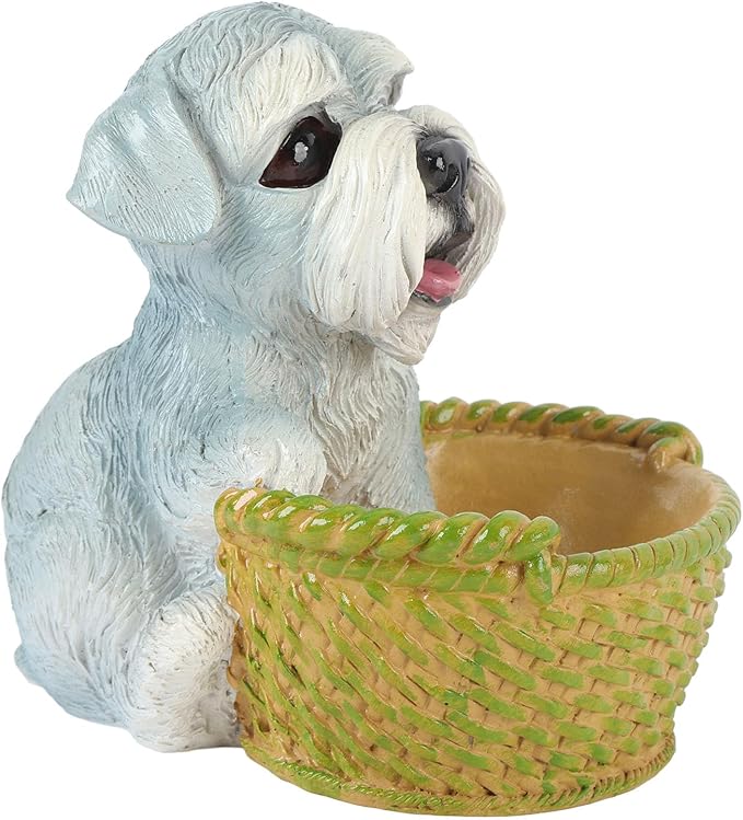 Dog Ornament, Key Storage Basket Compact Design Material for Entrance Office Decoration (Type 2)