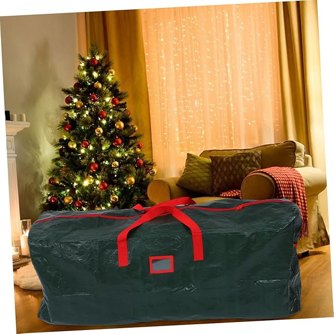 Christmas Tree Storage Bag Large Capacity Holiday Decoration Organizer and Water-resistant Xmas Tree Storage Pouch for Easy Moving