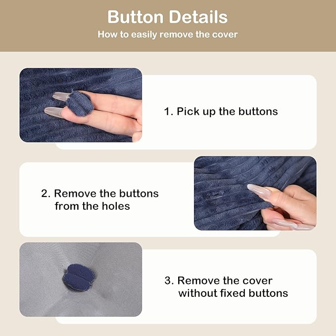 Headboard Pillow Twin, Wedge Headboard Pillow for Bed Sofa, Triangular Backrest Pillow with Removable Cover for Reading, Working, Sitting, Dark Blue