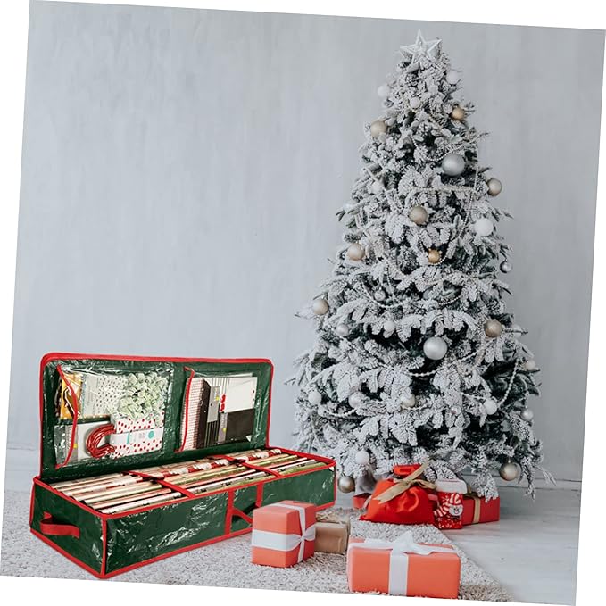 Luxshiny Wrapping Paper Storage Bag for Under Bed Organization Wrap Container for Home Supplies Efficient Storage for Crafts and Sundries