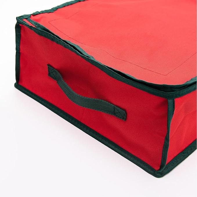 Wrapping Paper Organizer Storage - Large Containers with Handle,Wrapping Paper Storage Bag with Interior Pockets | for Home Underbed Basement Garage Closet College Dorm Attic