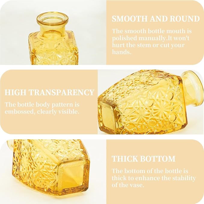 24PCS Mini Bud Vases As Wedding Centerpieces for Tables,Gold Bud Vases for Flowers,Small Flower Vases Suitable for Birthday Party,Anniversary,Wedding Reception,Baby Shower (Gold, 24PCS)