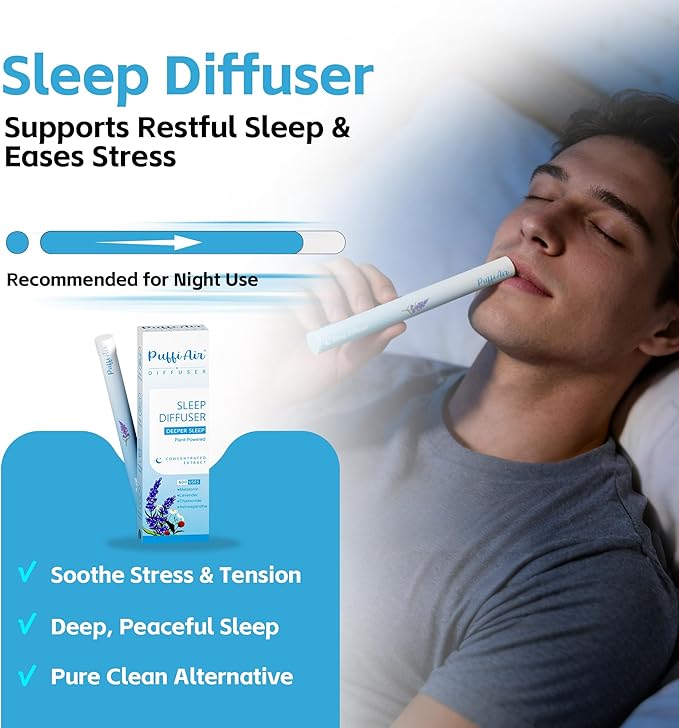 Herbal Diffuser Duo, Detox and Sleep Diffuser with Extracts of Mullein, Melatonin and Other Biotanicals, 100% Natural Swap - Up to 600 Uses (Varies by Usage), Day & Night Duo
