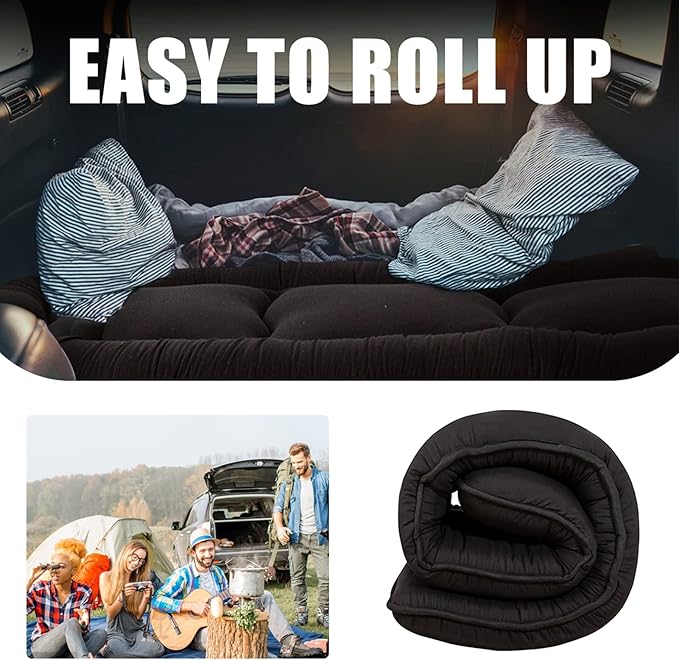 MAXYOYO Cot Japanese Floor Futon Mattress, Single Size Tatami Mat Sleeping Pad Foldable Roll Up Boys Girls Narrow Mattress