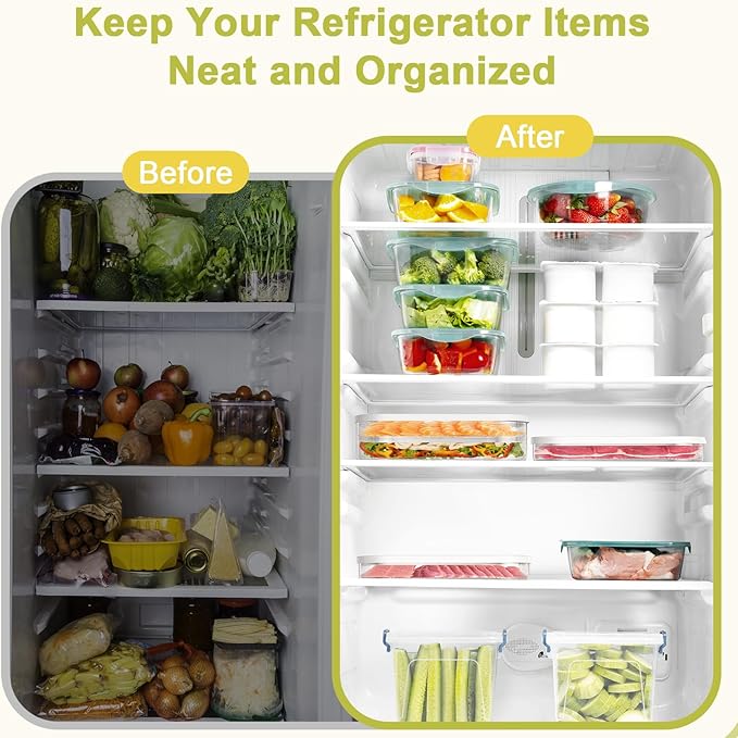 Cecnamt Stackable Deli Meat Container with Drainage Groove and Silicone Lid, Clear Refrigerator Storage Containers for Lunch Meats, Cold Cuts, Bacon, Cheese, BPA Free - 1 Layer