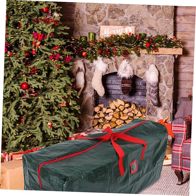 Christmas Tree Storage Bag Large Capacity Holiday Decoration Organizer and Water-resistant Xmas Tree Storage Pouch for Easy Moving