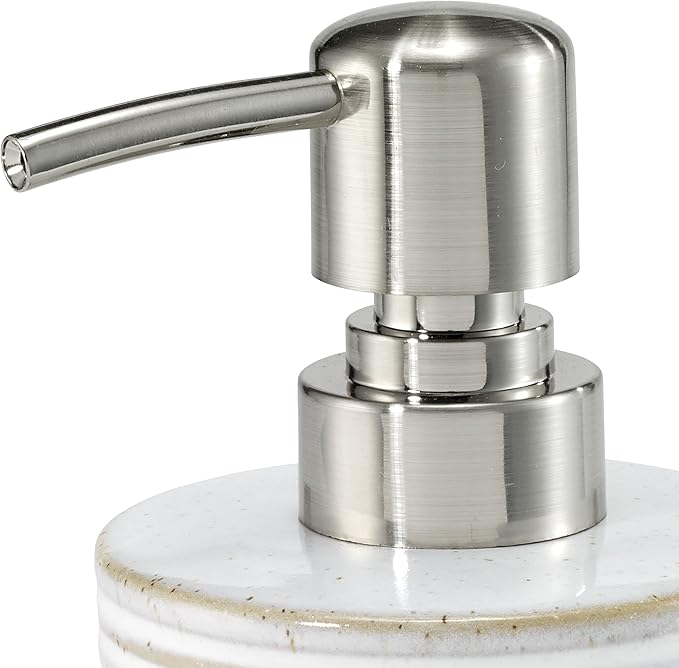 Avanti Linens - Soap Dispenser/Lotion Pump, Matte Textured Home Decor (Drift Collection), Multicolor