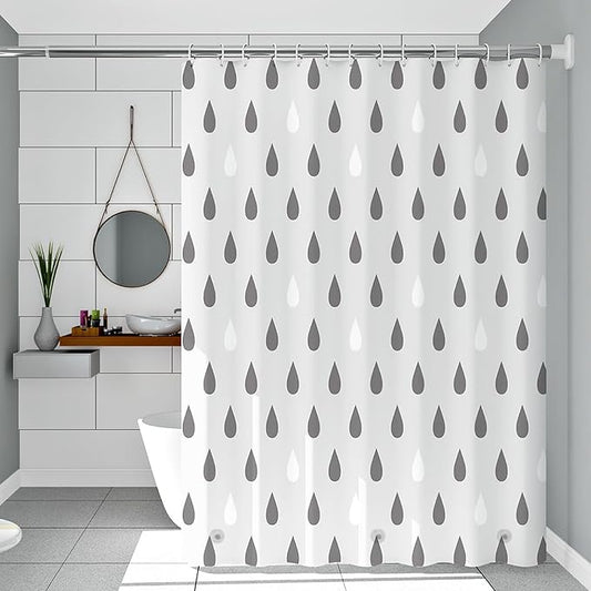 Shower Curtain Liner, 100% Waterproof Peva Shower Curtains with 3 Duty Heavy Bottom Magnets and 12 Rust Proof Grommets, 72x72 Weighted Shower Liner for Shower Stall, Bathtubs
