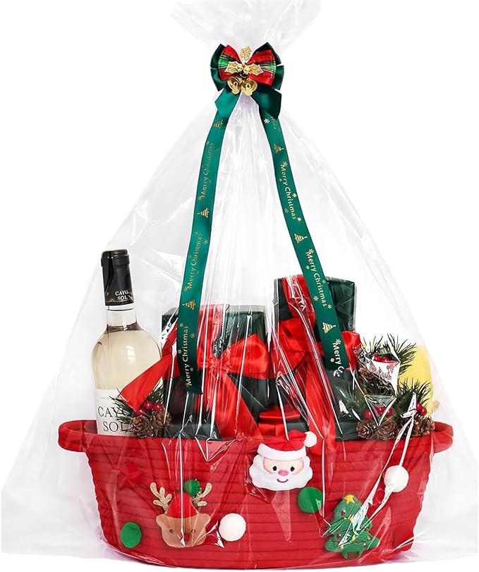 Holder Santa Themed Storage Basket for Bedroom Or Living Room Holiday Decoration Gifts Organiser