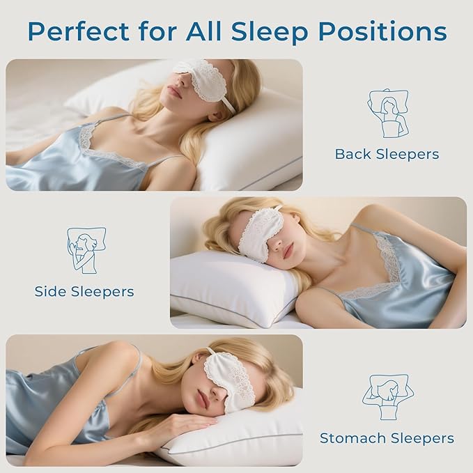 Sasttie Euro Pillow Insert 26x26, European Pillows Set of 2 for Bed, Couch, and Sofa - Oeko-Tex Certified Down Alternative Filling, 2 Pack, 26x26 Inches