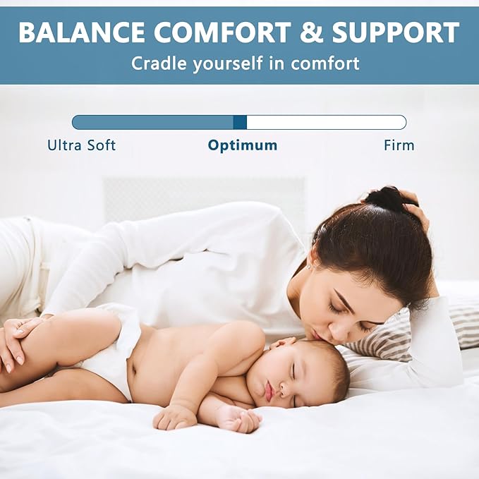 Mattress Topper Twin Size,Viscose Made from Bamboo Extra Thick Mattress Pad 8-21" Deep Pocket Soft Down Alternative Fill Mattress Protector Pillow Top Mattress Cover(39x75 Inches)