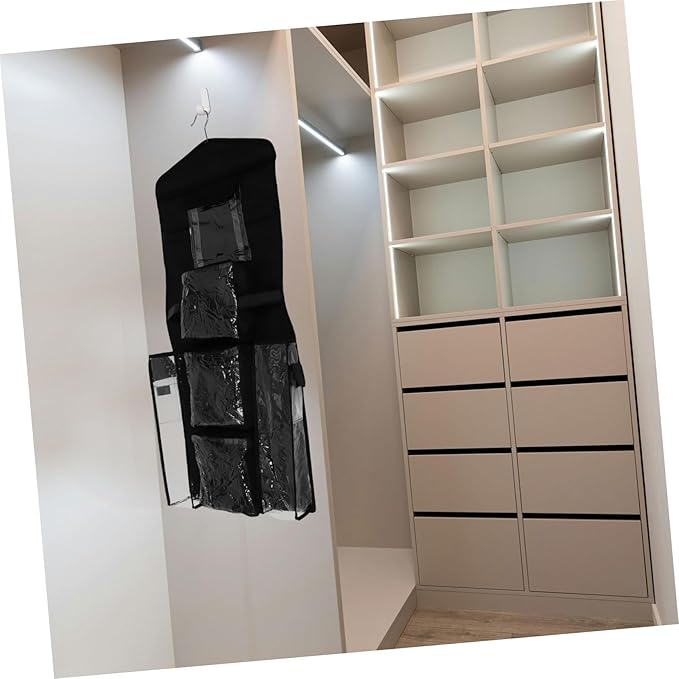 GLEAVI Door Hanging Organizer for Wrapping Paper Storage Bag Pockets for Bedroom Closet Holiday Decor Space-Saving Sundries Holder