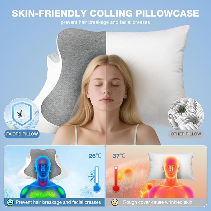 Ciavca Reading Pillow for Bed Adult Rest, Ergonomic Memory Foam Bed Reading Pillow Back Support, Headboard Wedge Pillows for Sitting Up, Chin & Prone Pillows for Watching TV/Couch/Sleeping/Floor
