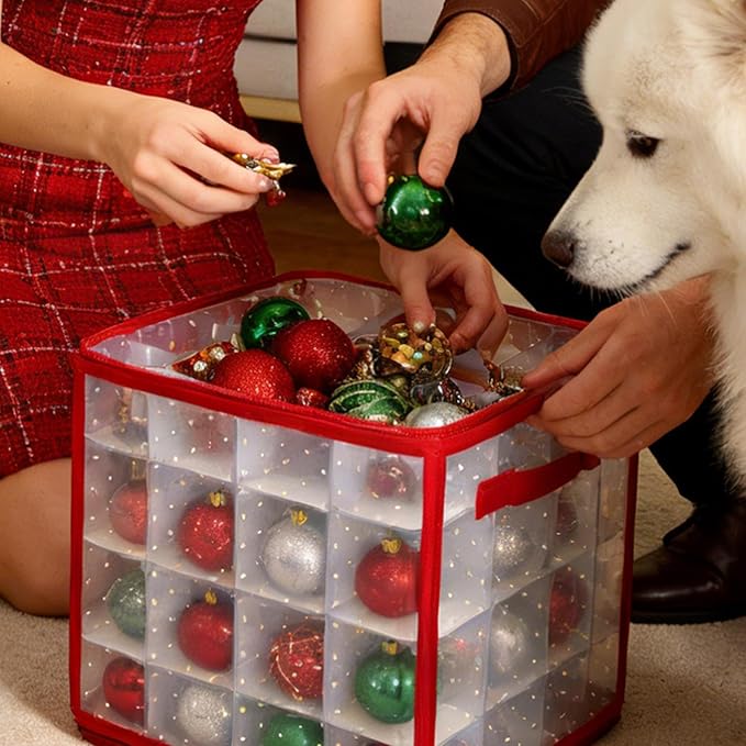 Christmas Storage Compact Decoration Container Organizer for Bedroom Living Room Indoor Outdoor Kitchen