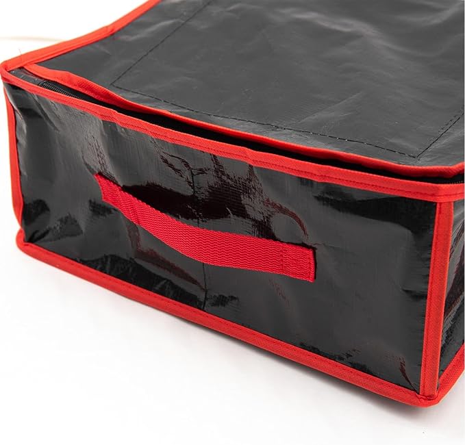 Storage for Wrapping Paper - Large Bins with Handle | Wrapping Paper Holder Storage with Interior Pockets,for Home Underbed Basement Garage Closet College Dorm Attic