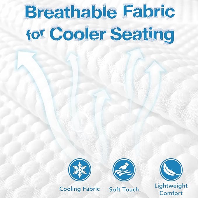 Non Slip Cooling Couch Cover for Seat, Pet Friendly Couch Protector for Dogs&Pets,Breathable Sofa Cushion Cover for 2–3 Seater Couches,Soft Washable Sofa Pad for Leather&Fabric Sofas,White,25.6"×70.9"