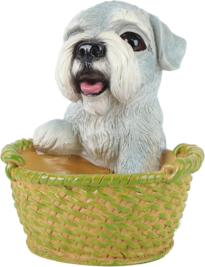 Dog Ornament, Key Storage Basket Compact Design Material for Entrance Office Decoration (Type 2)