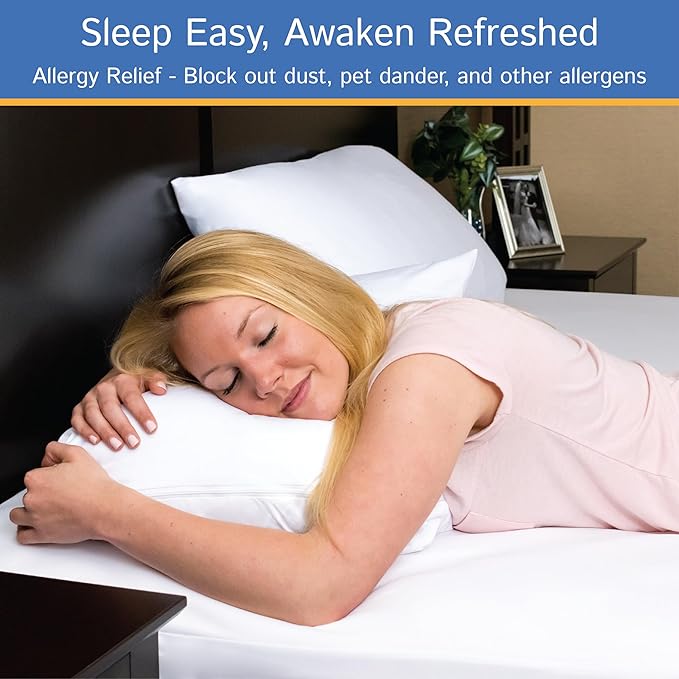 Futon Full Mattress Protector (54" x 75") Waterproof Zippered Encasement Premium White Bed Cover Protects Against Allergens Dust (8"-11" Depth)