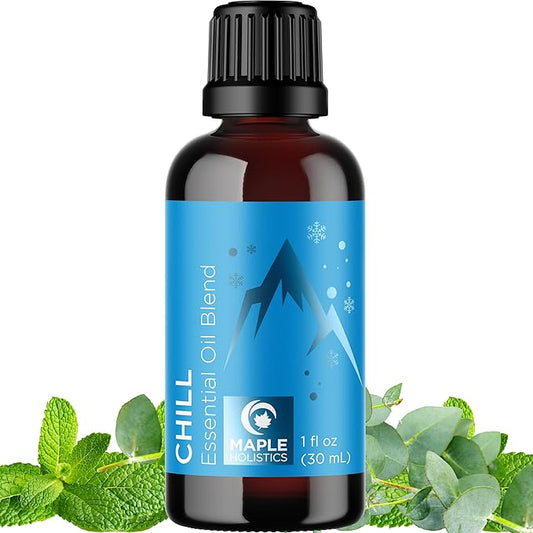Mint Essential Oil Blend for Diffuser - Refreshing Mint Oil Diffuser Essential Oils with Cooling Peppermint Spearmint Bergamot and Eucalyptus Oils - Pure Aromatherapy Oils for Diffuser