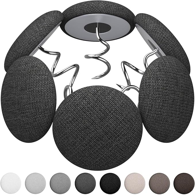 12 Colors Fabric Covered Button Twist Pins Dust Ruffle Pins- for Sofa，Upholstery，Armchair Caddies, Armrest Covers,Bed Skirts, Slipcovers, Headliners (12, Dark Grey)