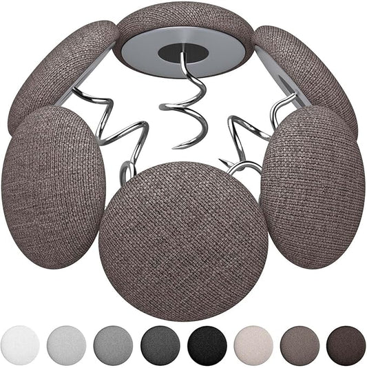 12 Colors Fabric Covered Button Twist Pins Dust Ruffle Pins- for Sofa，Upholstery，Armchair Caddies, Armrest Covers,Bed Skirts, Slipcovers, Headliners (12, Brown)