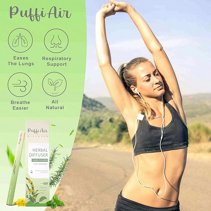 Herbal Diffuser Trio, Detox, Sleep and Energy Diffuser with Extract of Mullein, Melatonin and and Chamomile, 100% Natural Swap, Wellness Commute Trio, 600 Uses Each