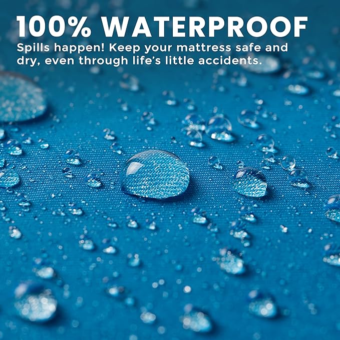 Utopia Bedding Premium Waterproof Bed Bug Mattress Cover, King Zippered Mattress Protector, 12 Inches Deep, Dust Mite Proof 6-Sided Mattress Encasement for Bed