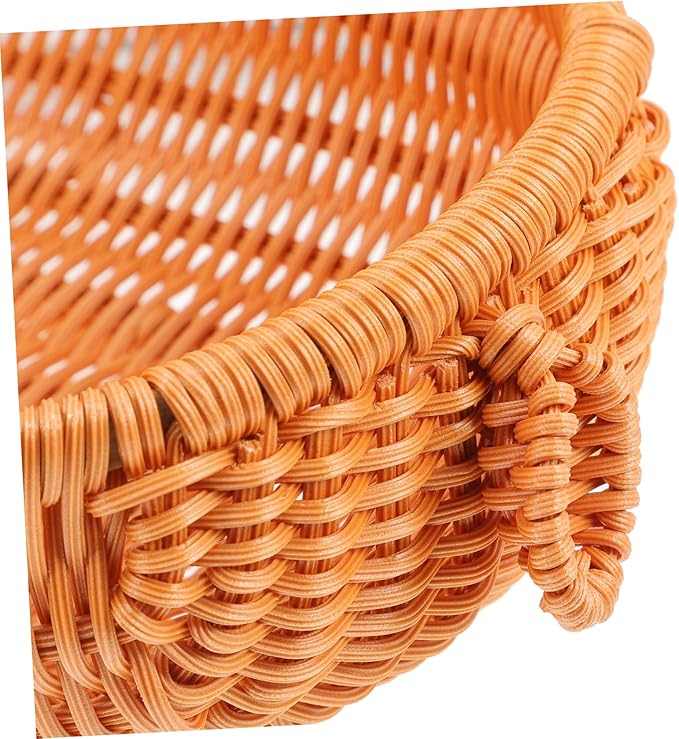 PRETYZOOM Christmas Elk Woven Storage Basket for Home Festive Decorative Container for Snacks Candy and Ornaments for Holiday Table Display and Organization