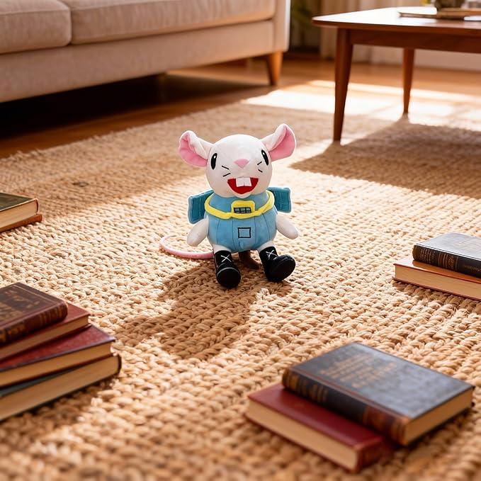 Steal a Brainrot 9-Inch Armor Mouse Decorative Collectible, Stylish Decor Piece for Rooms & Relaxation
