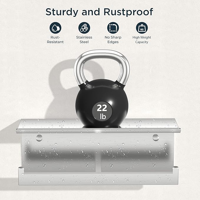 FORIOUS Toilet Paper Holder with Shelf, 304 Stainless Steel Wall Mount Commercial Toilet Paper Dispenser, Double Tissue Roll Holder for Bathroom, 2 Pack Brushed Nickel