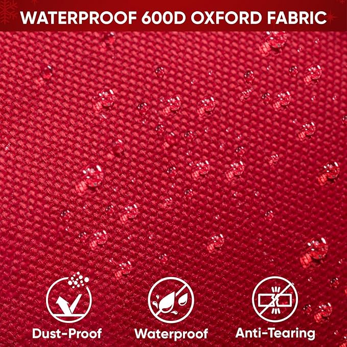 BALEINE Christmas Wrapping Paper Organizer Storage, 41" Gift Wrapping Paper Storage Containers, Clear PVC with Durable 600D Oxford Fabric Gift Wrap Paper Holder Fits 18-25 Rolls, Black