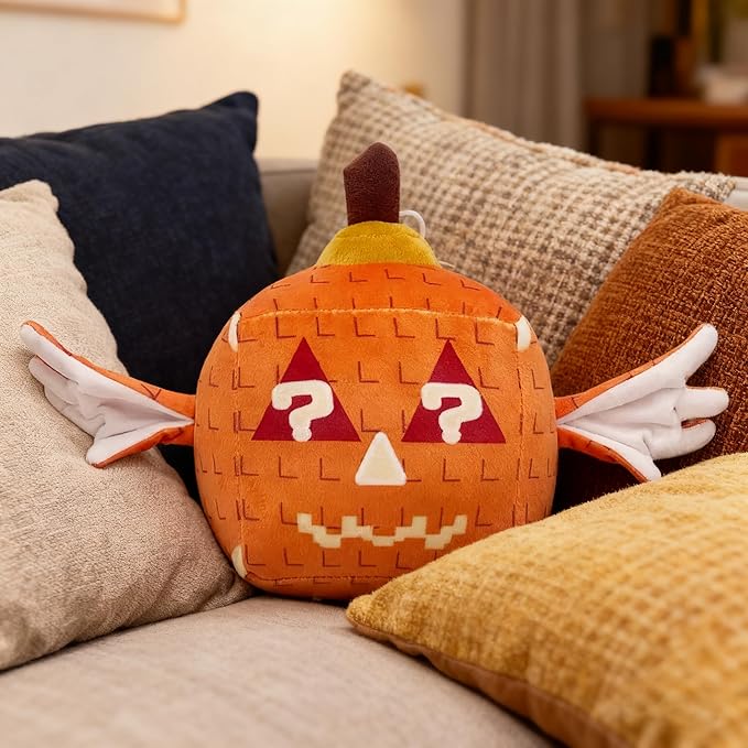 Steal a Brainrot 10.6-Inch Pumpkin Question Mark Decorative Collectible, Stylish Home Accent & Collectible for Relaxation
