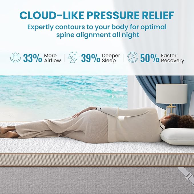 BedStory Cooling Mattress Topper Twin XL, 3 Inch Gel Infused Memory Foam Topper with Cool-to-Touch Removable Cover, Pressure Relief & Deep Refresh Sleep, CertiPUR-US Certified