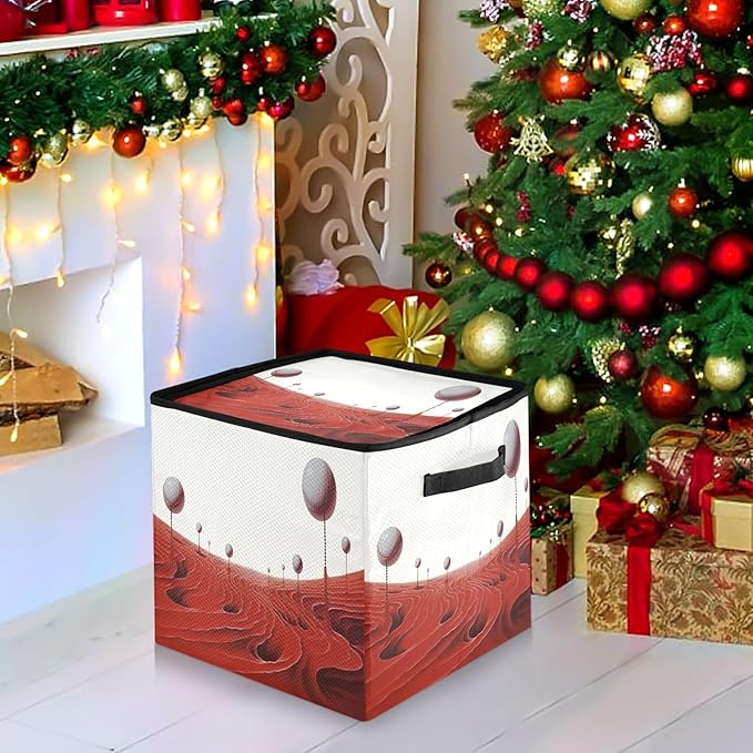 Kigai Baseball Christmas Ornament Storage Box with Zipper & Adjustable Dividers Holiday Ornament Organizer Xmas Storage Container, 64 Balls