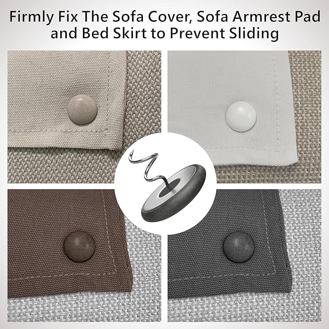 Leather Upholstery Pins for Bed Skirts, Slipcovers, Sofa & Armchair Covers – Secure Furniture Fabric (12, Dark Gray)