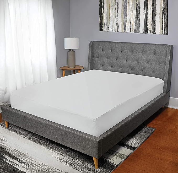 AllerEase Waterproof Mattress Protector, Maximum Allergy Mattress Protector, Twin XL Mattress Cover