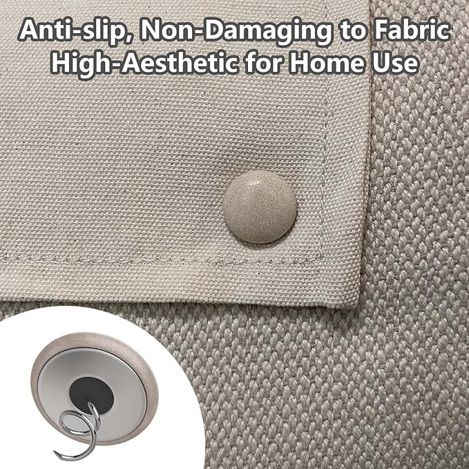 Leather Upholstery Pins for Bed Skirts, Slipcovers, Sofa & Armchair Covers – Secure Furniture Fabric (12, Light Brown)