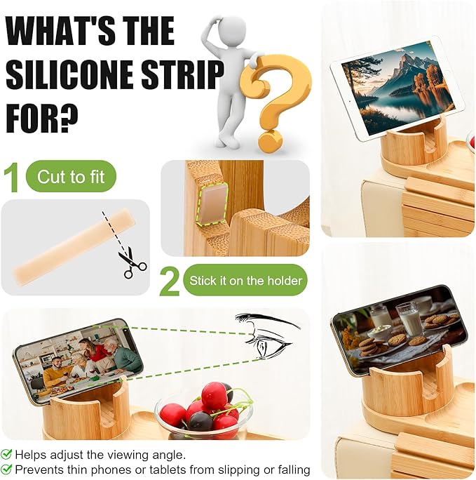 Couch Cup Holder,Bamboo Couch Arm Tray with 360° Rotating Cup Holder,Foldable Anti-Slip Sofa Arm Chair Tray for Eating Snack Drink Side Table