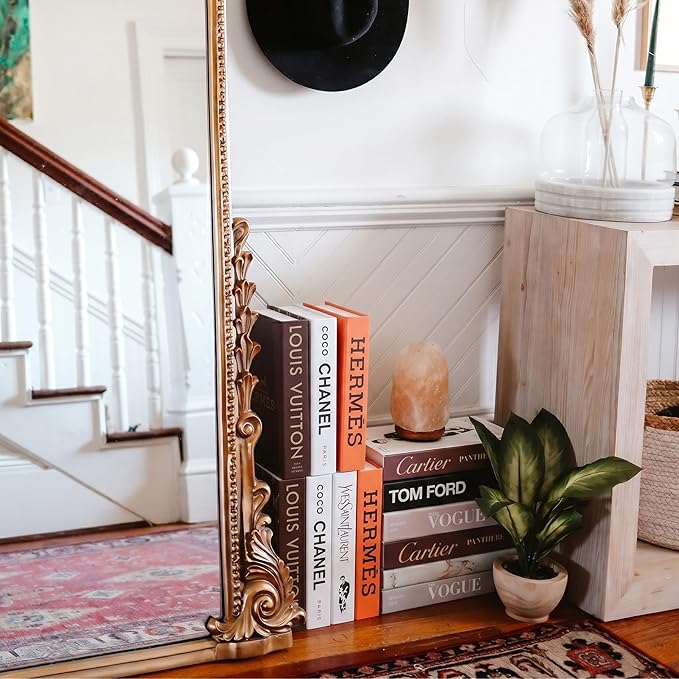 PROBENEX Glam Large | 4 PCS Faux Decorative Books for Home Decor | Not Real Books (Cardboard Boxes) | Coffee Table, Bookshelf & Shelf Styling Display Props for Living Room, Office