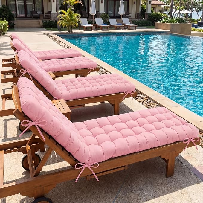 Wenqik Long Floor Cushion Large Floor Cushion with Brushed Cotton 74.8 x 27.5 x 3.15 in Jumbo Lounger Pillow for Outdoor Indoor Bay Window Meditation Yoga Reading Sleeping (Pink)